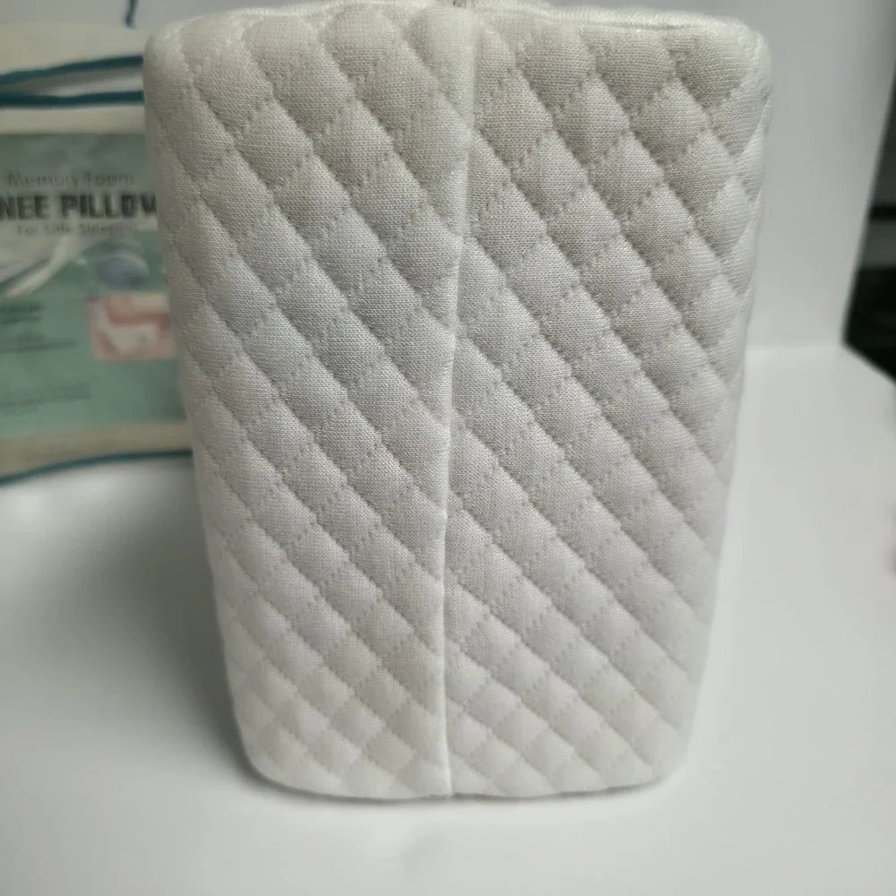 Cushy Form Memory Foam Knee Pillow For Side Sleepers Orthopedic Leg Wedge